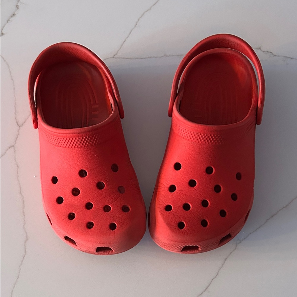 CROCS Kids Bright Red Sandals